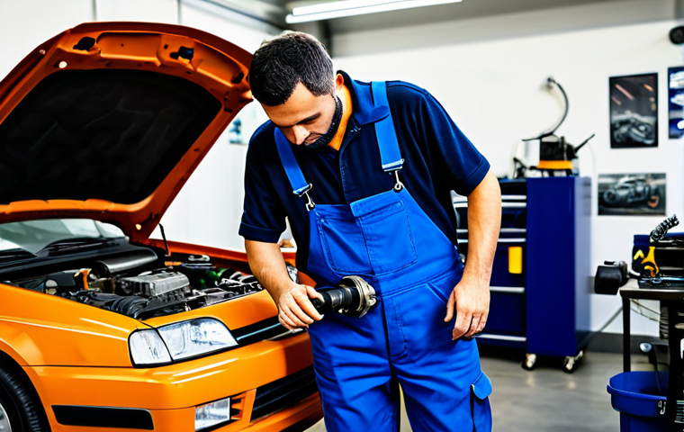 자동차정비사 경력 개발 로드맵 - **Prompt:** A young, smiling apprentice mechanic in a clean, well-lit Italian auto repair shop, full... 자동차정비사 경력 개발 로드맵 - **Prompt:** A young, smiling apprentice mechanic in a clean, well-lit Italian auto repair shop, full...