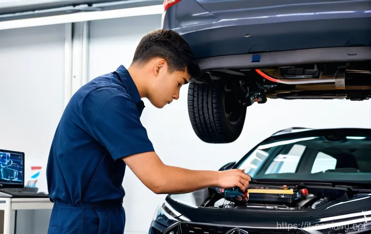 자동차정비 자격증 실무 시험 주의사항 - **Modern Mechatronic Diagnosis**: A highly skilled female mechatronic technician, in her early 30s, ... 자동차정비 자격증 실무 시험 주의사항 - **Modern Mechatronic Diagnosis**: A highly skilled female mechatronic technician, in her early 30s, ...